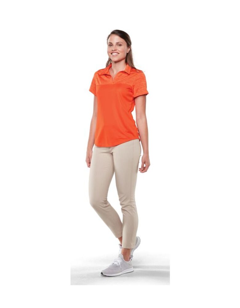 Ladies Shadow Tonal Heather Polo Thumbnail