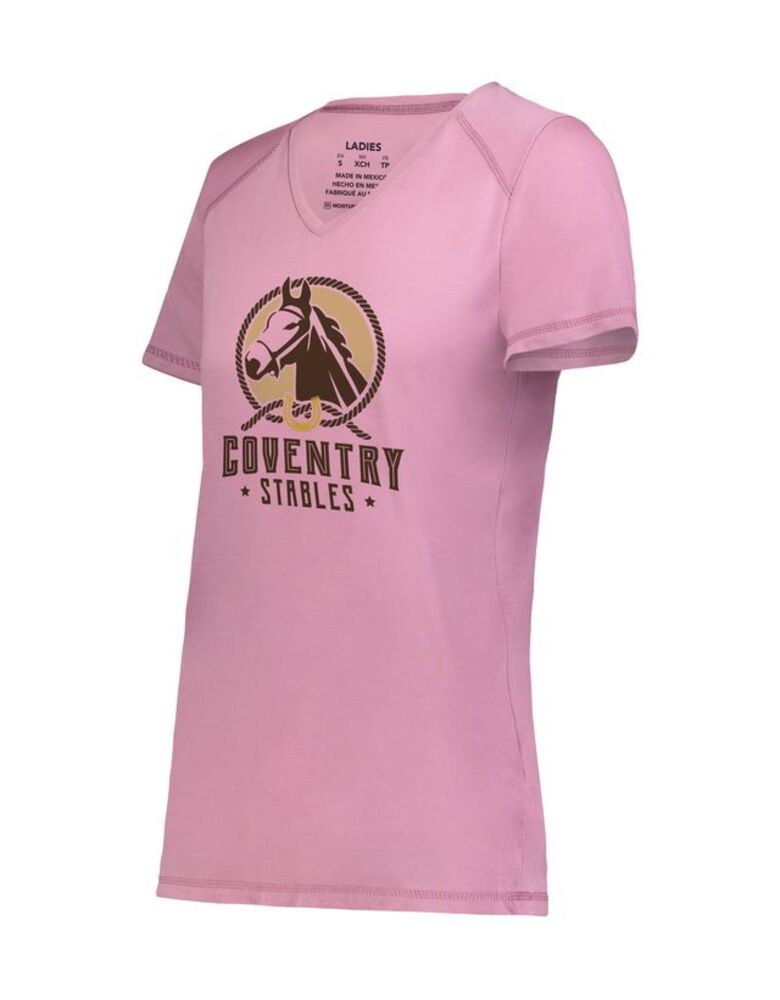 Ladies Super Soft-Spun Poly Tee Thumbnail