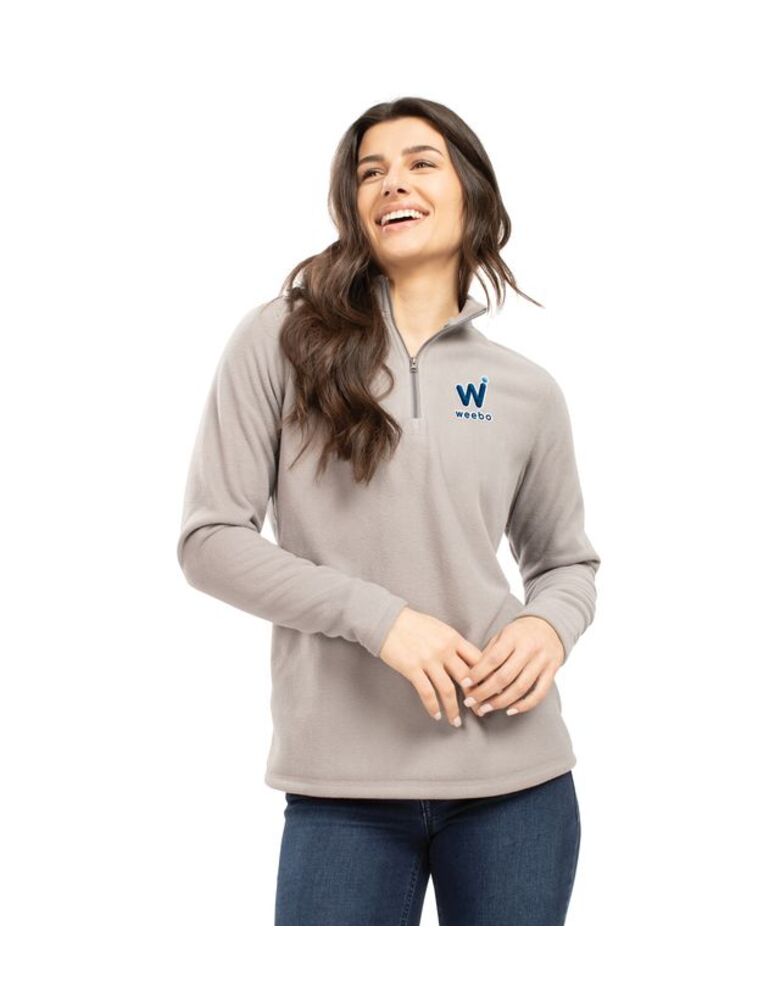 Ladies Micro-Lite Fleece 1/4 Zip Pullover Thumbnail