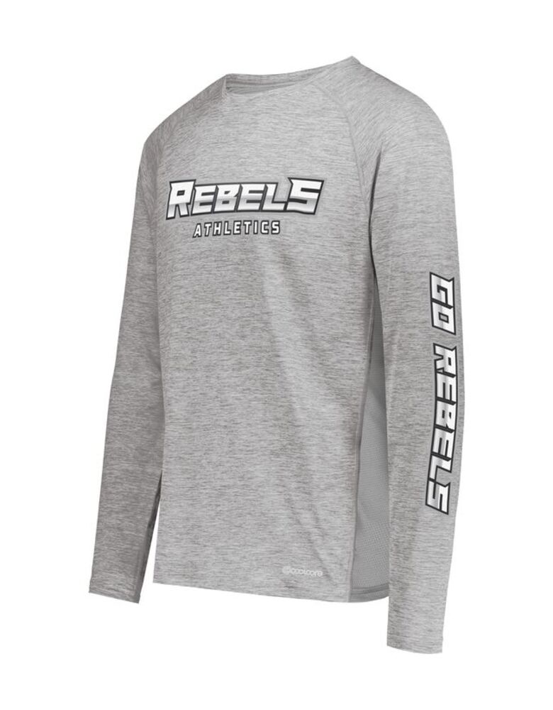 Youth Electrify Long Sleeve Tee Powered by Coolcore(r) Thumbnail