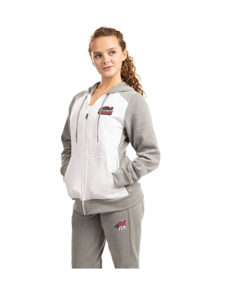 Ladies Three-Season Fleece Full Zip Hoodie Thumbnail