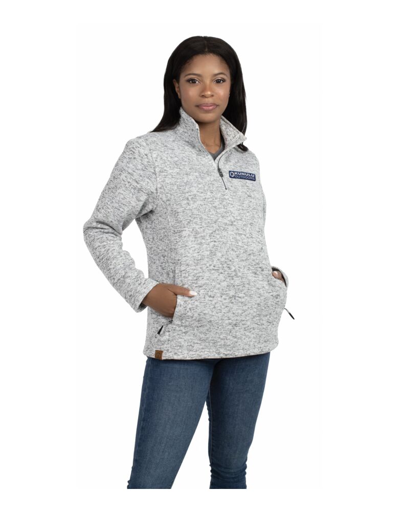 Ladies Alpine Sweater Fleece 1/4 Zip Pullover Thumbnail
