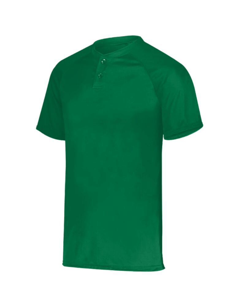 Attain Wicking Two-Button Baseball Jersey Thumbnail