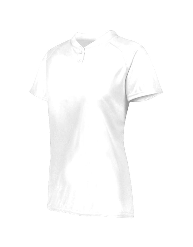 Ladies Attain Wicking Two-Button Softball Jersey Thumbnail