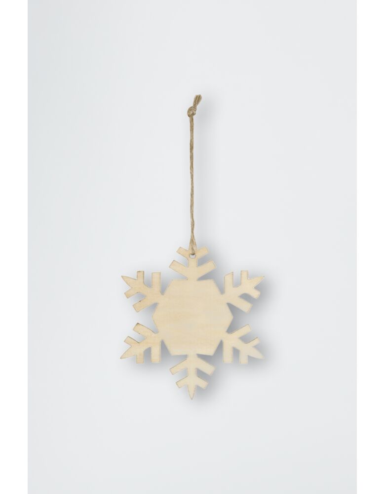 Wood Snowflake Ornament Thumbnail