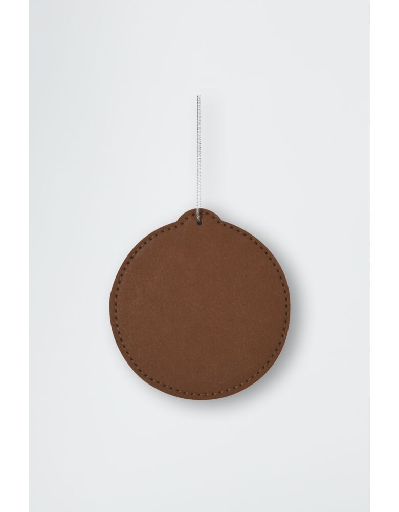 Round Leatherette Ornament  Thumbnail