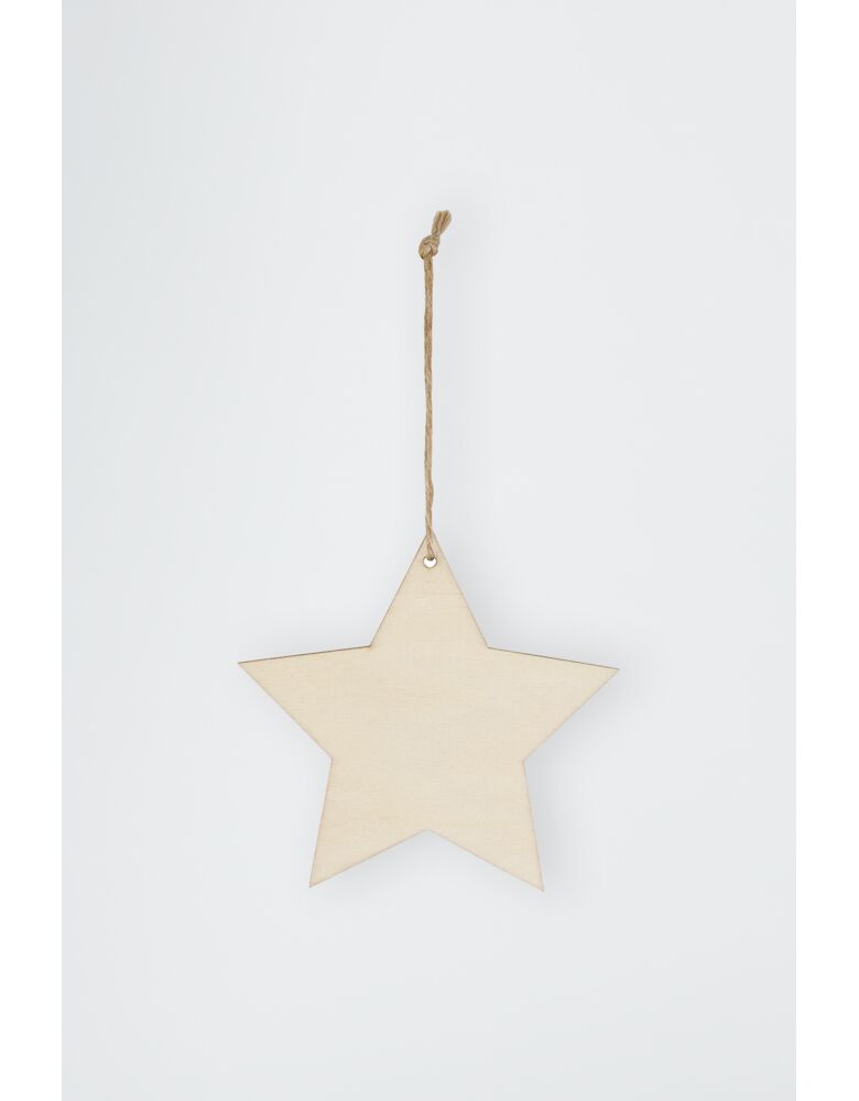 Star Wood Ornament Thumbnail