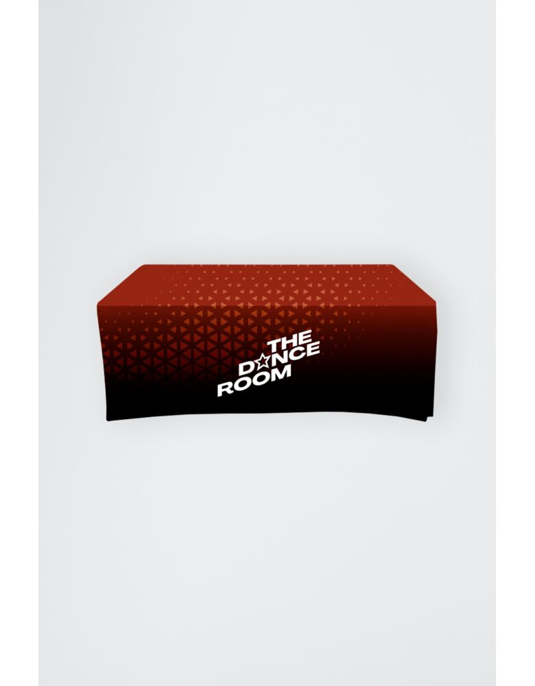 Full-Out Table Cloth - 6' Table, Drape Style, 3 sided, Open Back Thumbnail