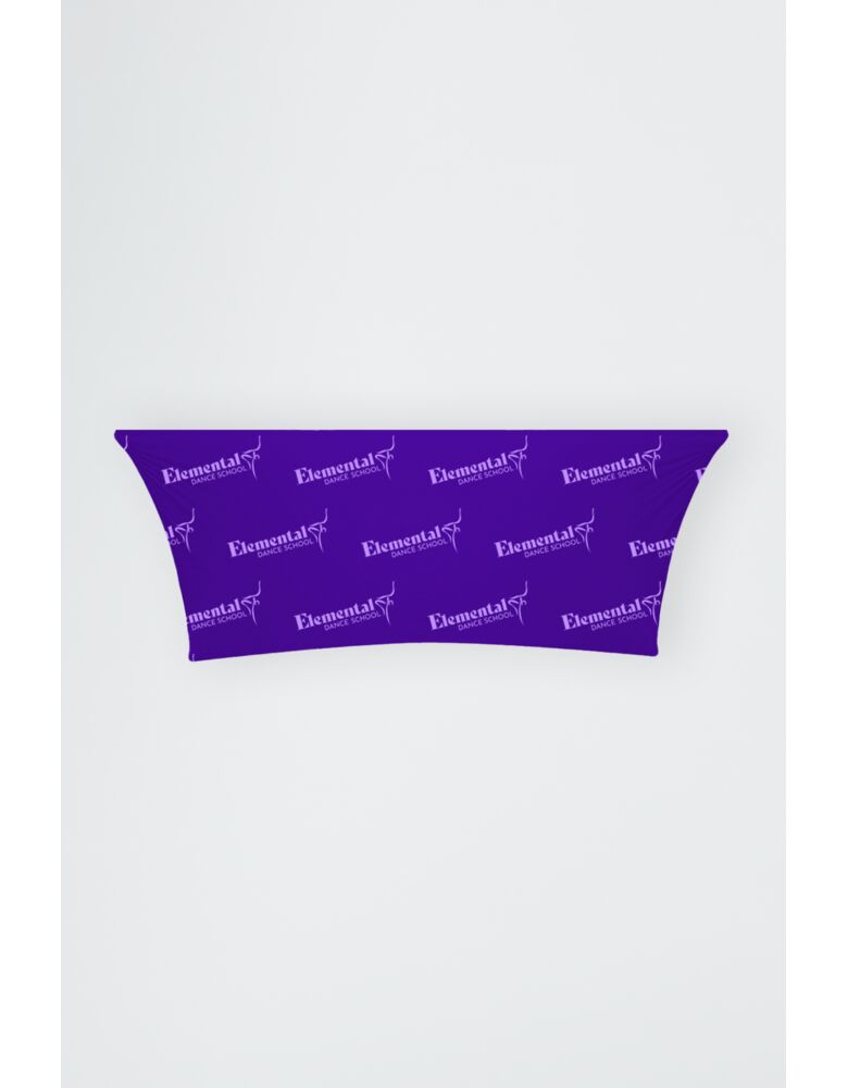 Full-Out Stretch Curved Fit Table Throw - 8ft table, 4 sided, Closed back Thumbnail