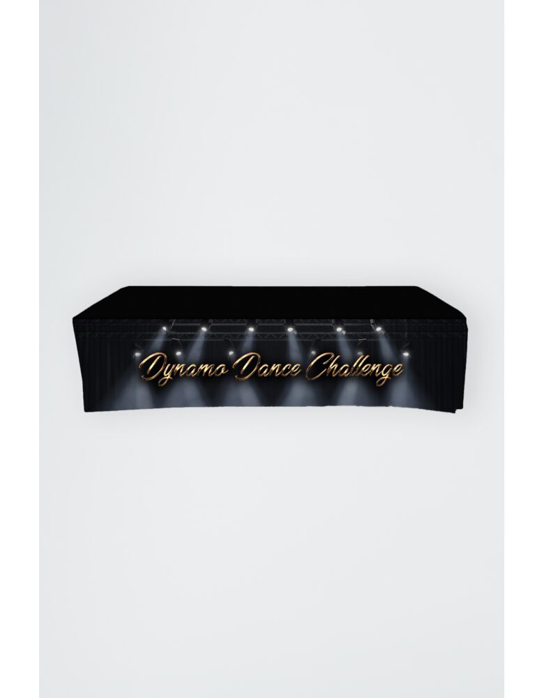 Full-Out Convertible Table Cloth - 8' to 6', Drape style, 4 sided, Closed back Thumbnail