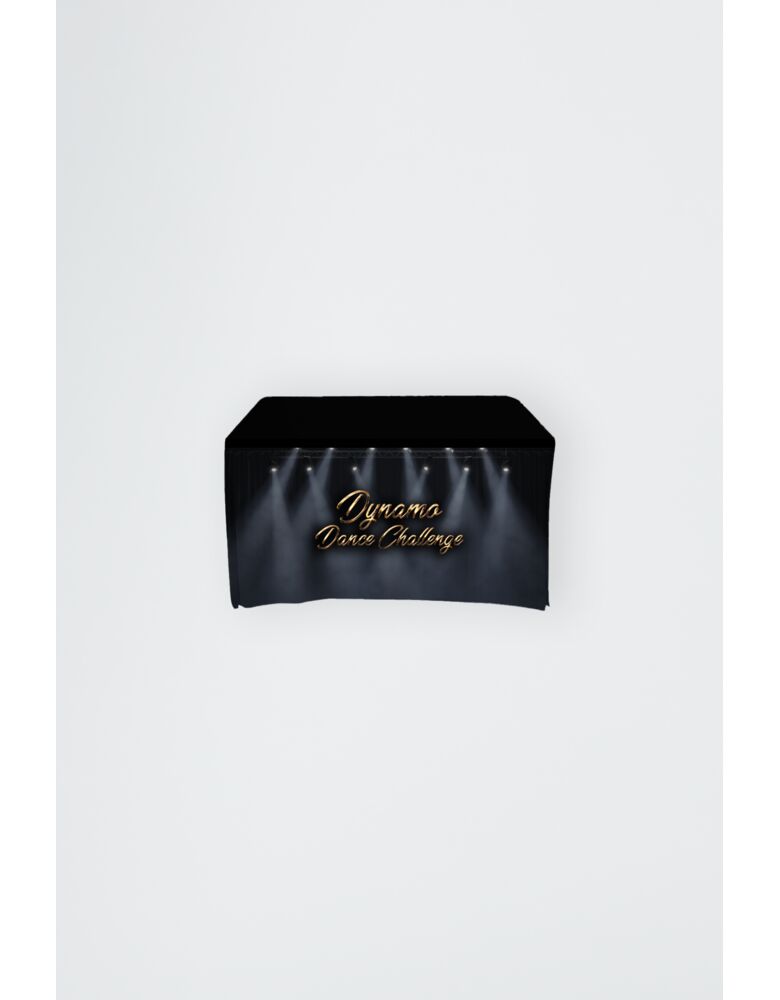 Full-Out Table Cloth - 4' table, Drape style, 4 sided, Closed Back Thumbnail