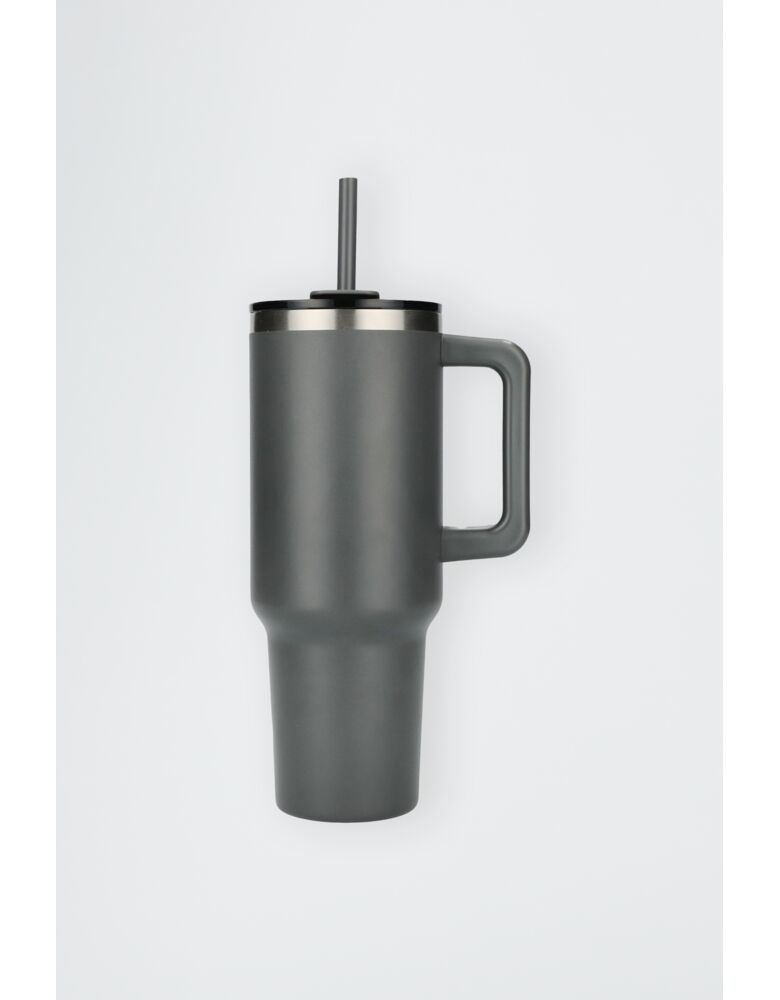 Recycled Tumbler with Straw Thumbnail