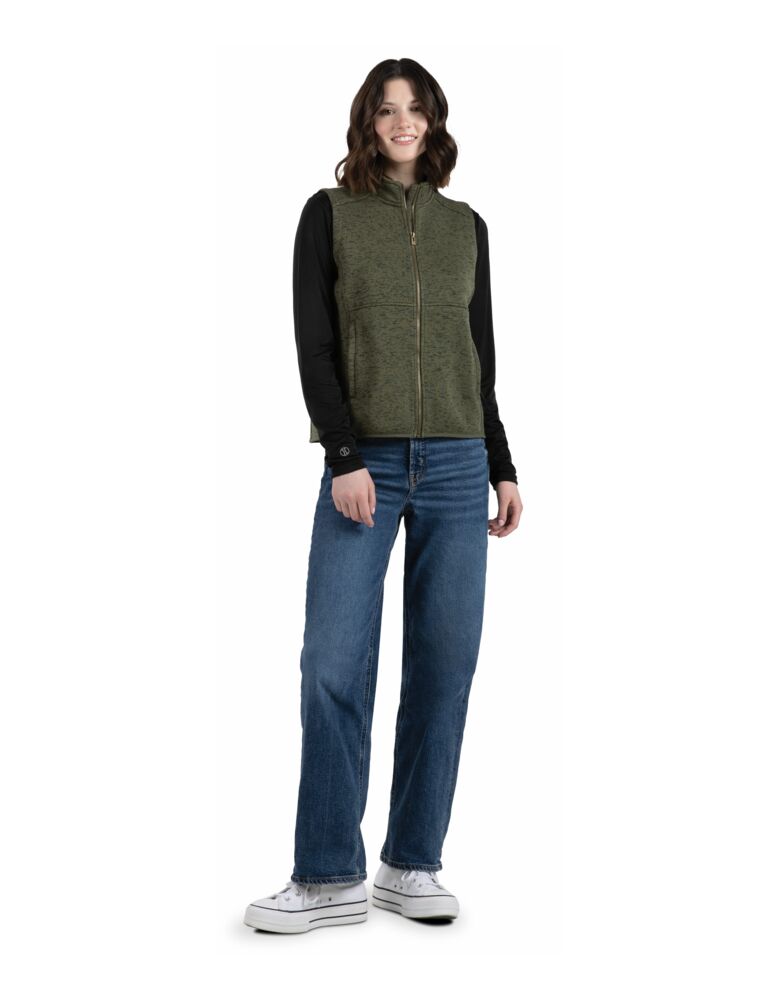 Ladies Alpine Sweater Fleece Vest Thumbnail