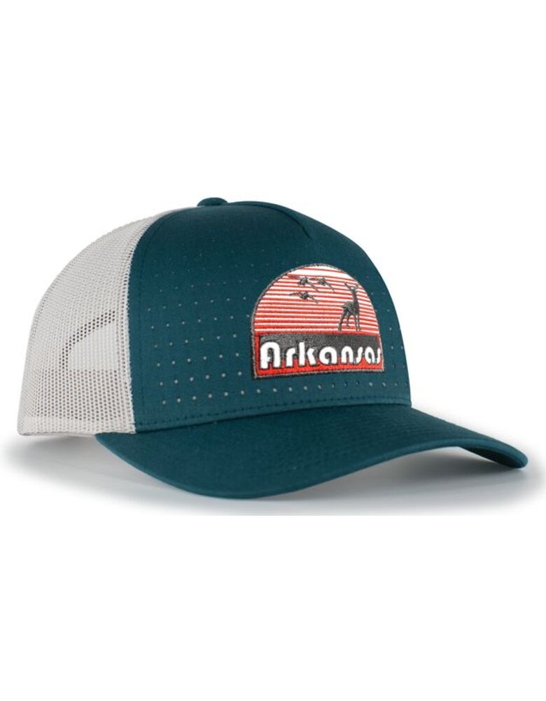 Perforated 5-Panel Trucker Snapback Cap Thumbnail