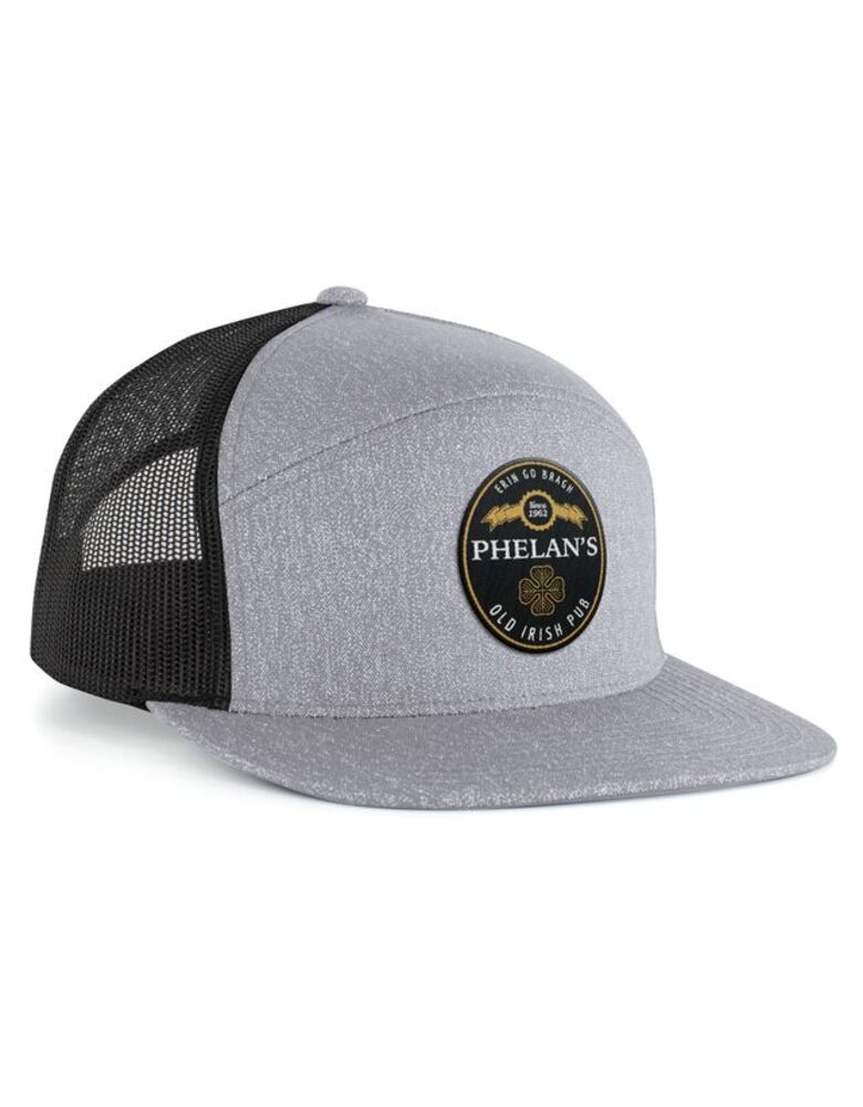 Heather 6-Panel Arch Trucker Snapback Cap Thumbnail