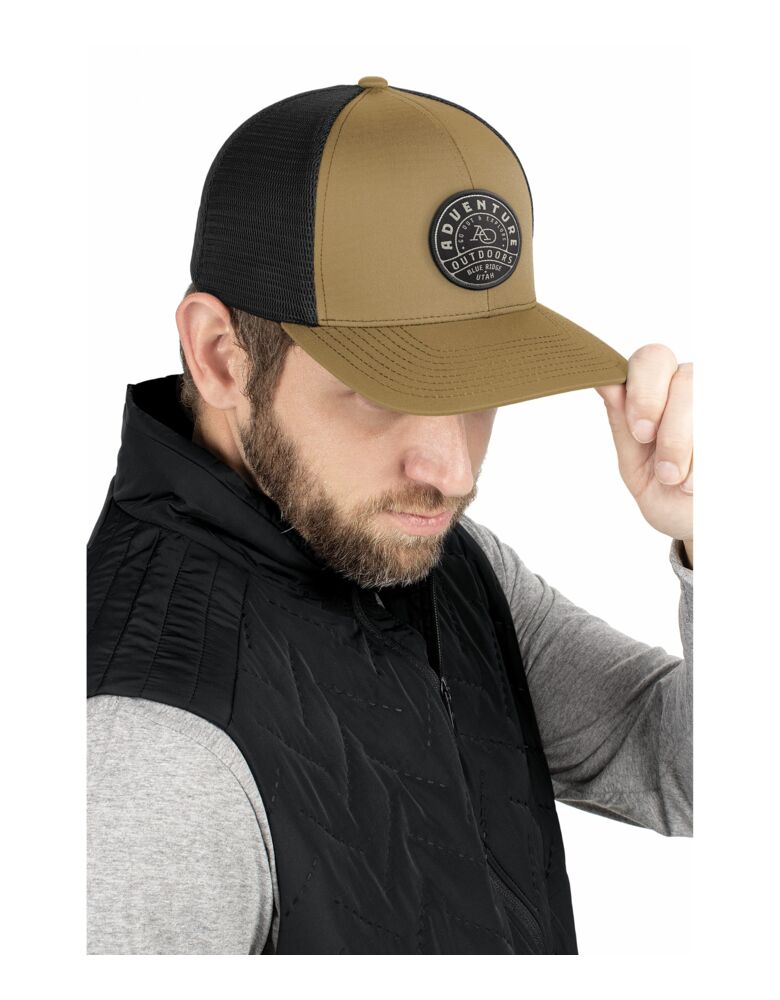 Contrast Stitch Trucker PacFlex Snapback Cap Thumbnail