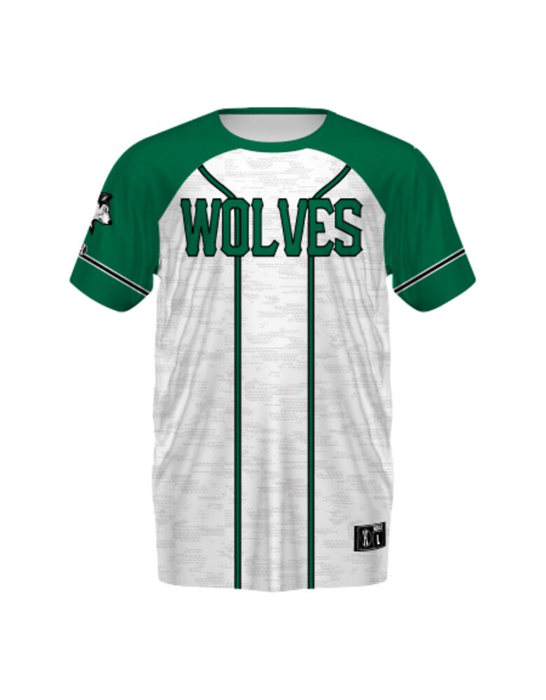 Sublimated Turbo Crew Neck Baseball Jersey Thumbnail