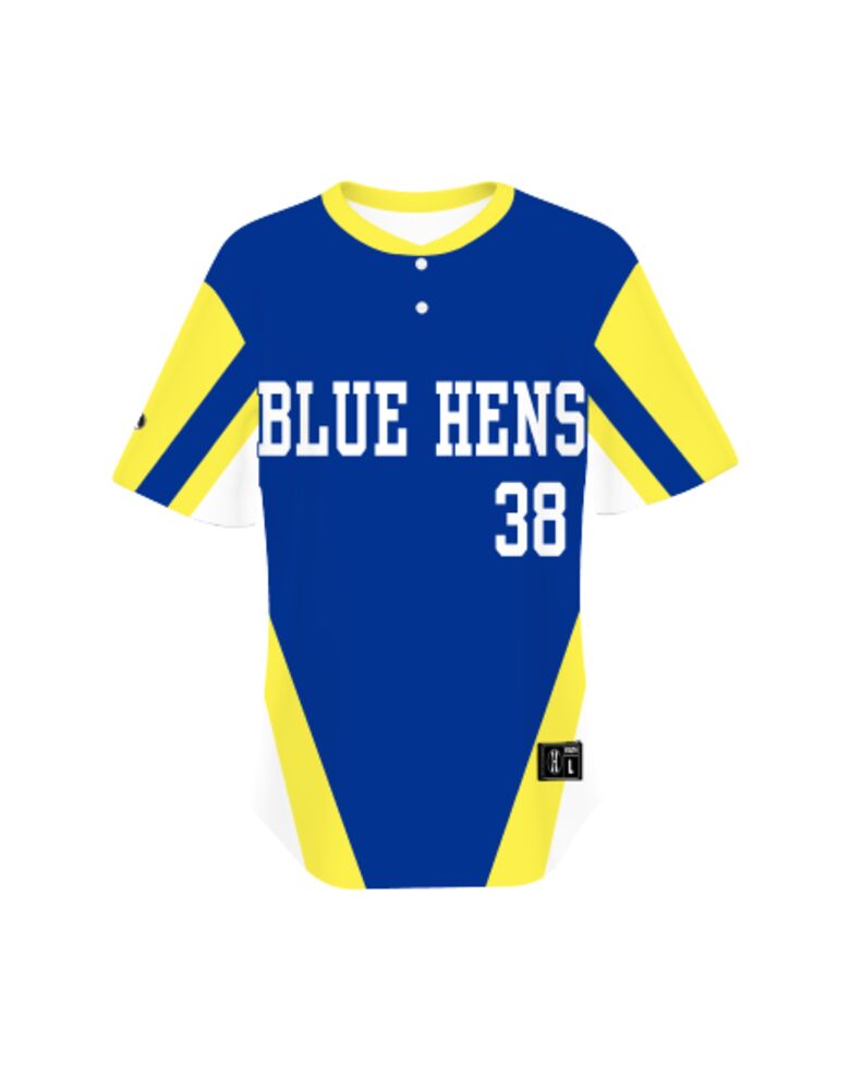 Youth Sublimated Lightweight Two-Button Baseball Jersey Thumbnail
