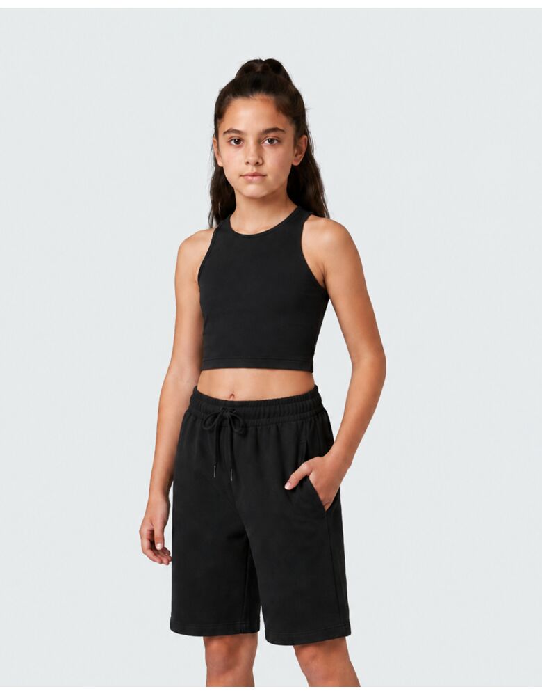 Studio Essentials Unisex Long Length Fleece Shorts Thumbnail