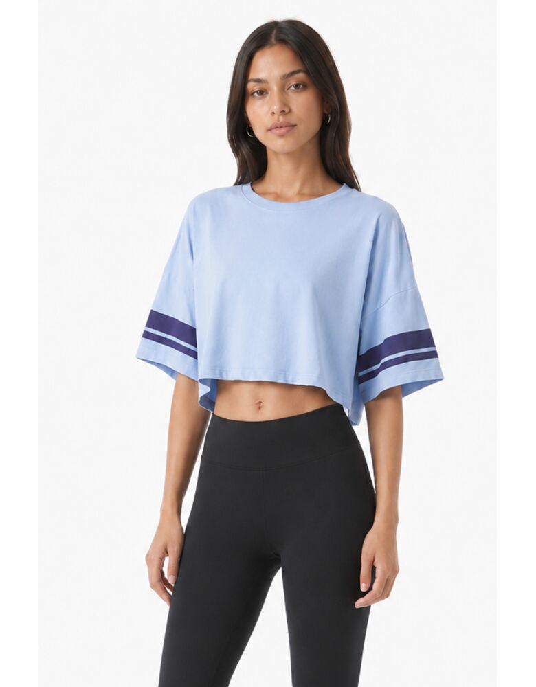 SLX Striped Crop Youth & Adult T-Shirt Thumbnail