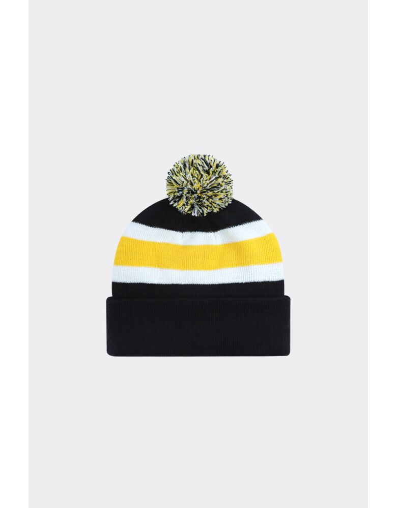 Striped Pom Pom Beanie Thumbnail
