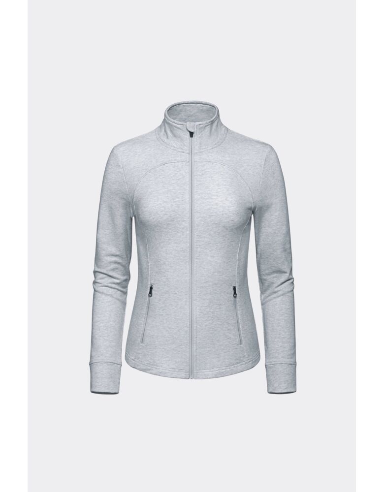 Ladies Lightweight French Terry Full Zip Sweatshirt Thumbnail