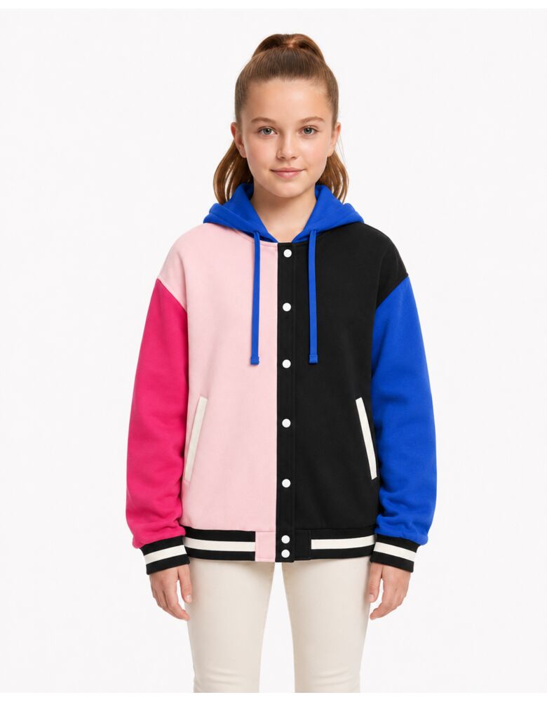 SLX Unisex Colorblock Letterman Thumbnail
