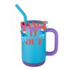 Abelia SS Sip & Twist Lid Mug w/Straw - 16oz Thumbnail