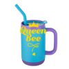 Abelia SS Sip & Twist Lid Mug w/Straw - 16oz Thumbnail