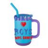 Abelia SS Sip & Twist Lid Mug w/Straw - 16oz Thumbnail