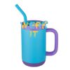 Abelia SS Sip & Twist Lid Mug w/Straw - 16oz Thumbnail
