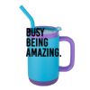 Abelia SS Sip & Twist Lid Mug w/Straw - 16oz Thumbnail