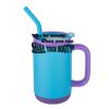 Abelia SS Sip & Twist Lid Mug w/Straw - 16oz Thumbnail