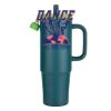 Kentia SS Travel Mug w/Silicone Straw & Charm Holder - 30oz Thumbnail
