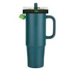 Kentia SS Travel Mug w/Silicone Straw & Charm Holder - 30oz Thumbnail