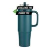 Kentia SS Travel Mug w/Silicone Straw & Charm Holder - 30oz Thumbnail