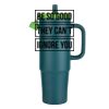 Kentia SS Travel Mug w/Silicone Straw & Charm Holder - 30oz Thumbnail