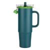 Kentia SS Travel Mug w/Silicone Straw & Charm Holder - 30oz Thumbnail