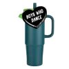 Kentia SS Travel Mug w/Silicone Straw & Charm Holder - 30oz Thumbnail