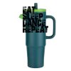 Kentia SS Travel Mug w/Silicone Straw & Charm Holder - 30oz Thumbnail