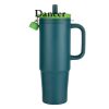Kentia SS Travel Mug w/Silicone Straw & Charm Holder - 30oz Thumbnail