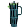 Kentia SS Travel Mug w/Silicone Straw & Charm Holder - 30oz Thumbnail