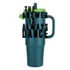 Kentia SS Travel Mug w/Silicone Straw & Charm Holder - 30oz Thumbnail