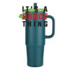 Kentia SS Travel Mug w/Silicone Straw & Charm Holder - 30oz Thumbnail