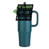 Kentia SS Travel Mug w/Silicone Straw & Charm Holder - 30oz Thumbnail