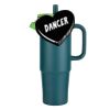 Kentia SS Travel Mug w/Silicone Straw & Charm Holder - 30oz Thumbnail
