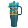 Kentia SS Travel Mug w/Silicone Straw & Charm Holder - 30oz Thumbnail