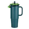 Kentia SS Travel Mug w/Silicone Straw & Charm Holder - 30oz Thumbnail
