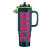Kentia SS Travel Mug w/Silicone Straw & Charm Holder - 30oz Thumbnail