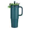 Kentia SS Travel Mug w/Silicone Straw & Charm Holder - 30oz Thumbnail